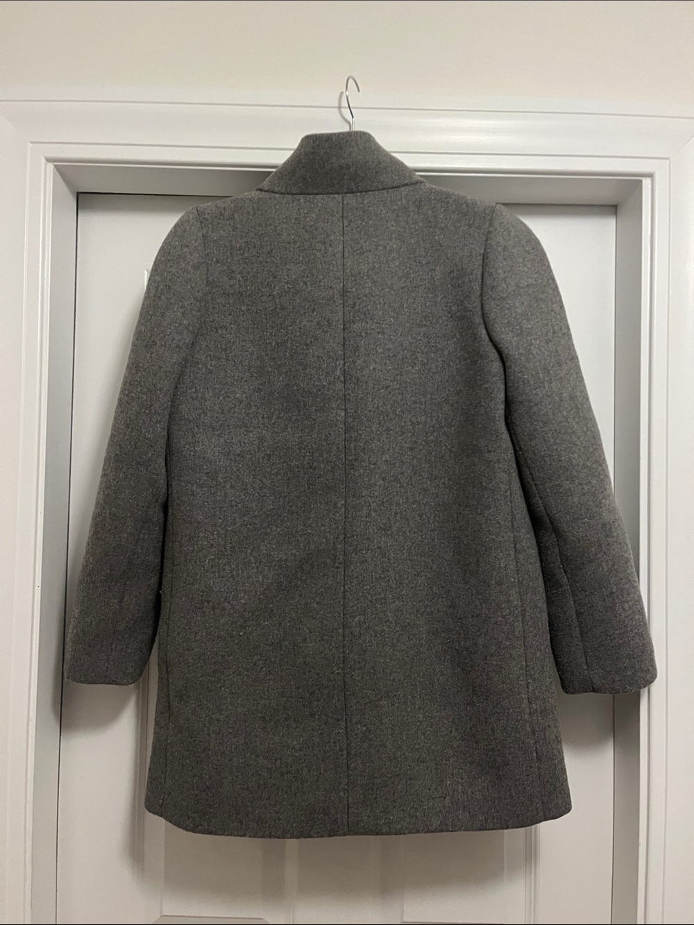 J. Crew Gray Wool-Blend Pea Coat - Picture 4 of 4